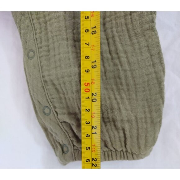 Grayson Collective 100% Cotton Green Baby Romper, 12 Months. NWT - Picture 5 of 6